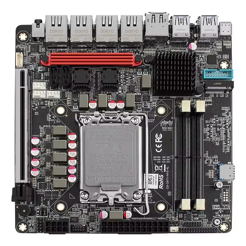 Lga 1700 Ddr5 Itx Motherboard - Материнская плата vPro Q670 NAS Max