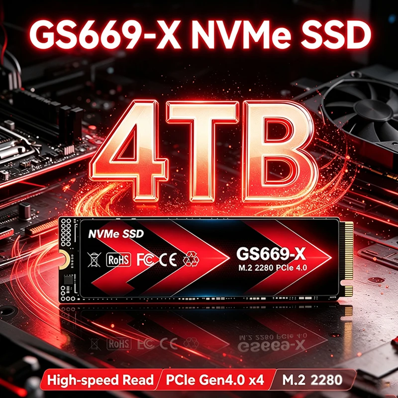 M.2 Nvme 4Tb Pcie 4.0 Ssd - Новый оригинальный NVMe SSD GS669-X M.2