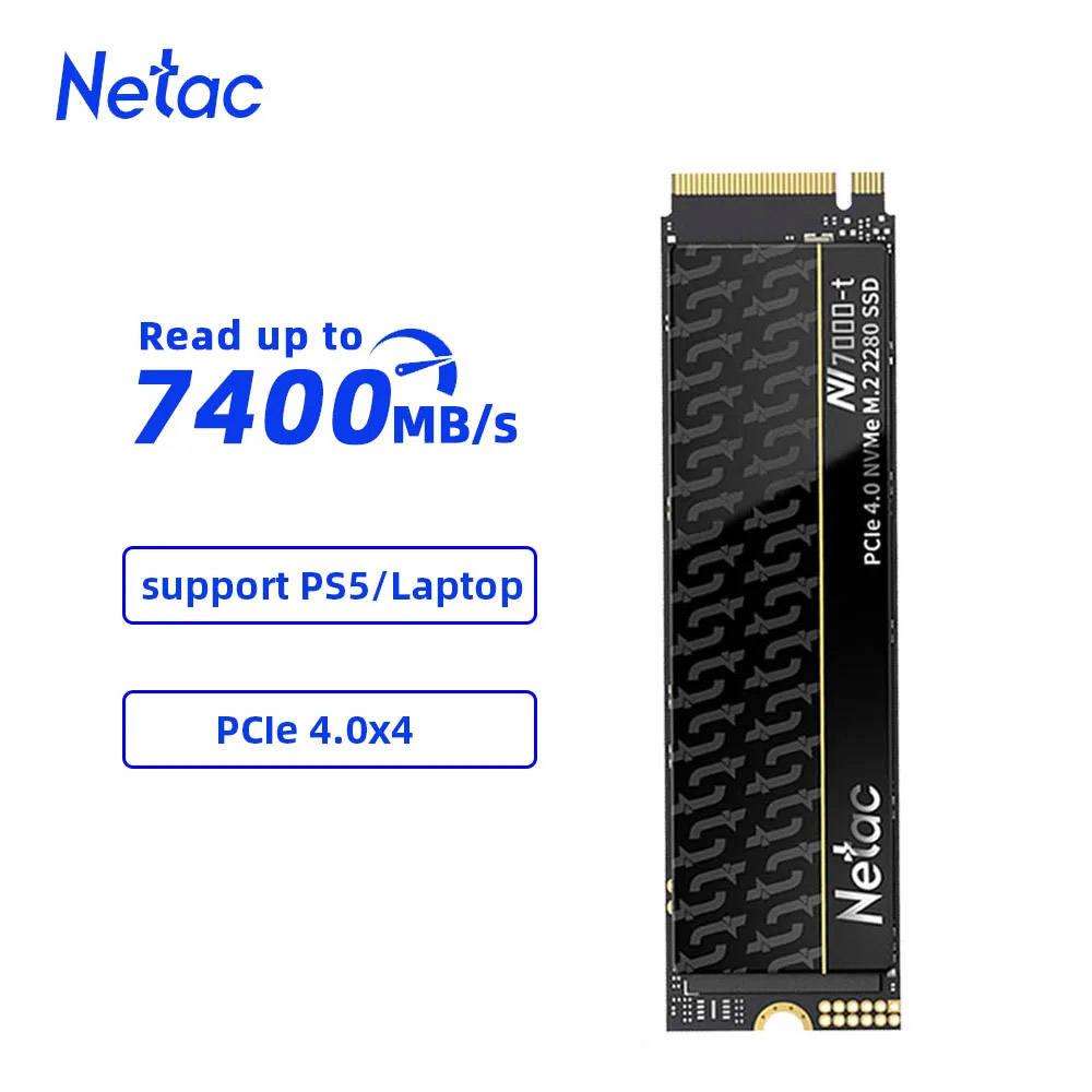 M.2 Nvme 4Tb Pcie 4.0 Ssd - Твердотельный накопитель Netac NVMe M.2 2280
