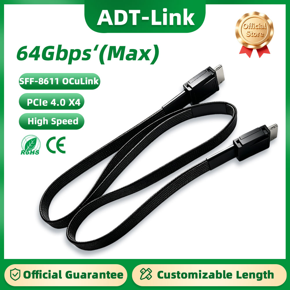 Кабель-удлинитель ADT-Link 64G – обзор и цена External Gpu Dock Pcie 4.0 Oculink