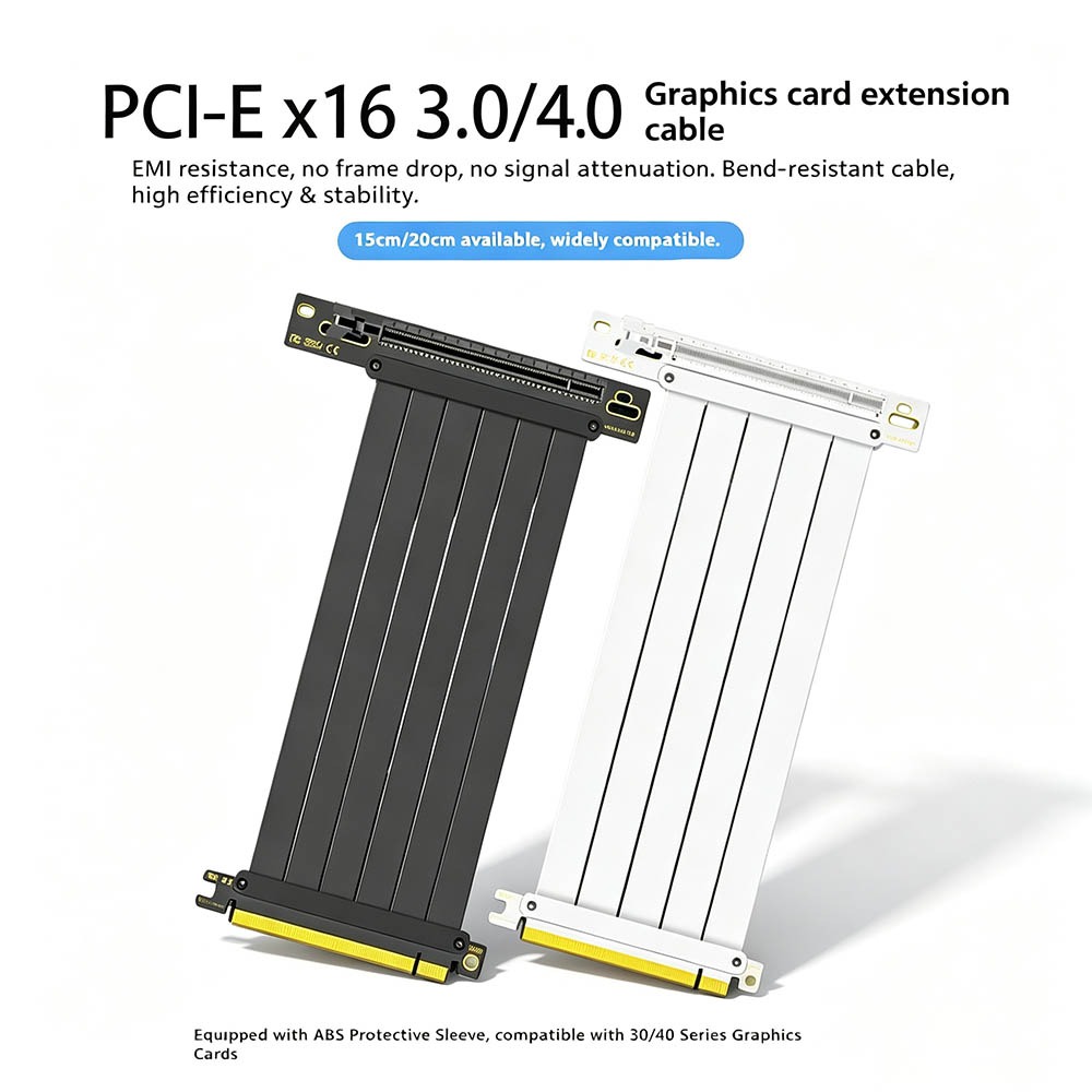Кабель-райзер PCI‑E 4.0/3.0 X1 – обзор и цена Pcie 4.0 X16 Riser Cable 90 Degree