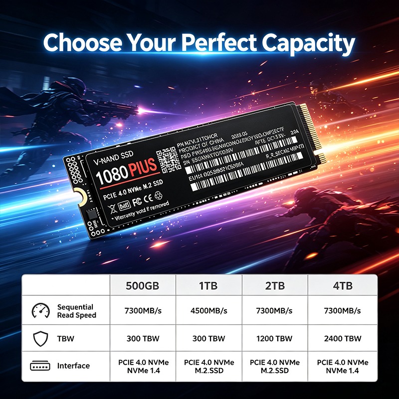 1080 Plus M.2 NVMe PCIe 4.0 тв – обзор и цена M.2 Nvme 4Tb Pcie 4.0 Ssd