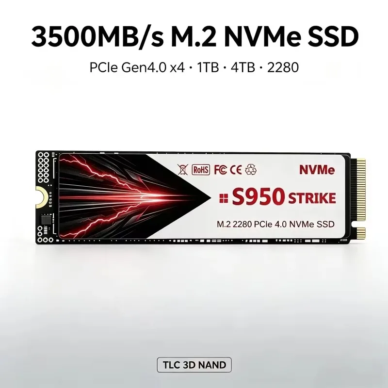 Оригинальный твердотельный нак – обзор и цена M.2 Nvme 4Tb Pcie 4.0 Ssd