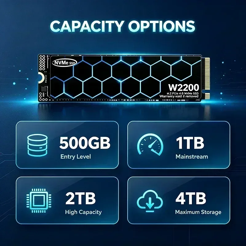 500 ГБ, 1 ТБ, 2 ТБ, 4 ТБ, W220 – обзор и цена M.2 Nvme 4Tb Pcie 4.0 Ssd