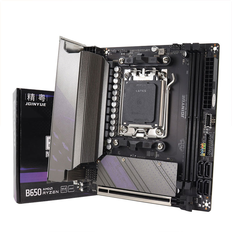Материнская плата JGINYUE AM5  – обзор и цена B650 Itx Motherboard Wifi