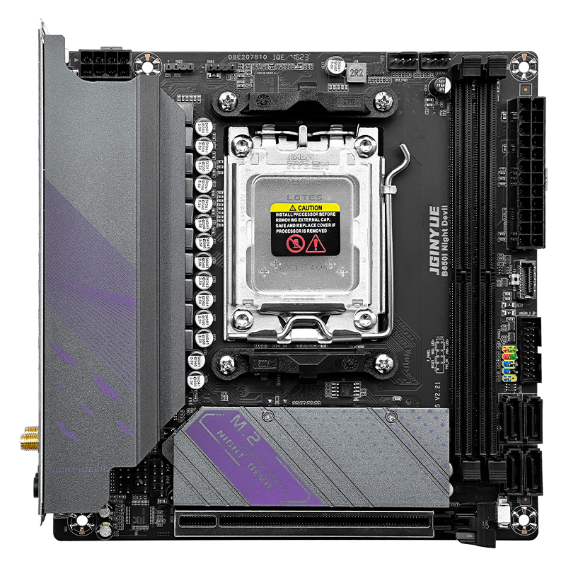 Материнская плата JGINYUE AM5  – обзор и цена B650 Itx Motherboard Wifi