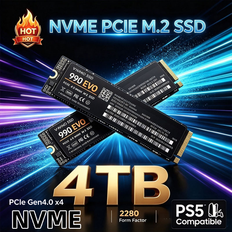 990 EVO Gaming M.2 NVMe SSD PC – обзор и цена M.2 Nvme 4Tb Pcie 4.0 Ssd