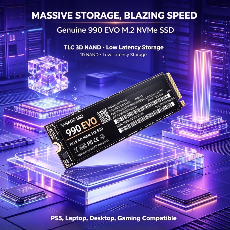 990 EVO Gaming M.2 NVMe SSD PC – обзор и цена M.2 Nvme 4Tb Pcie 4.0 Ssd