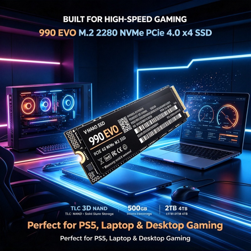 990 EVO Gaming M.2 NVMe SSD PC – обзор и цена M.2 Nvme 4Tb Pcie 4.0 Ssd