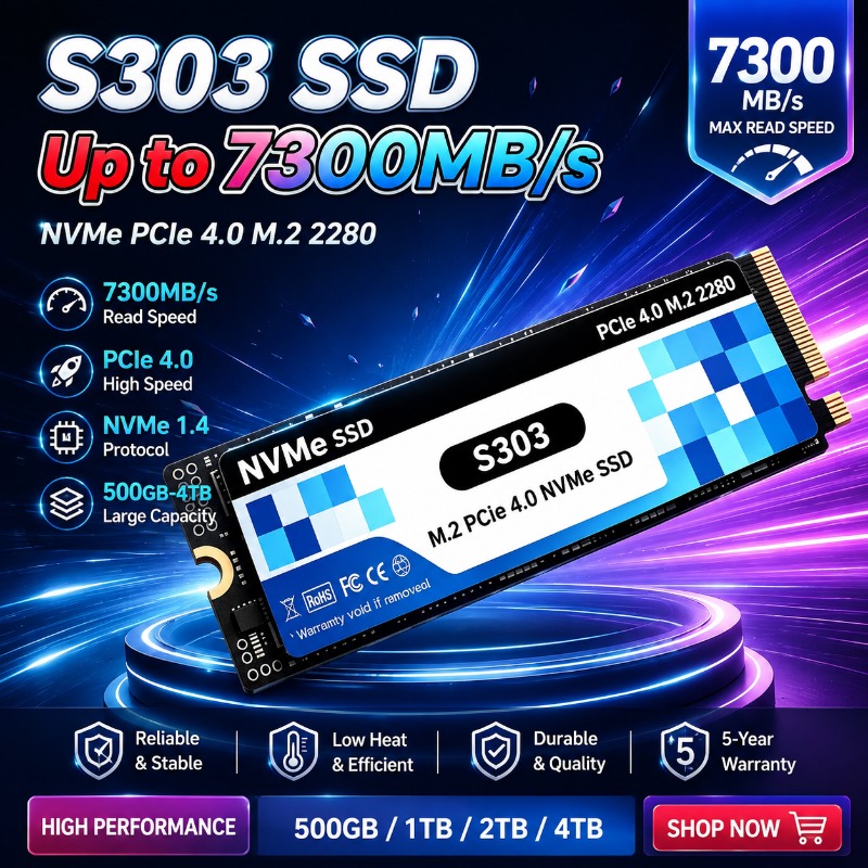 S303 M.2 NVMe, внутренний SSD- – обзор и цена M.2 Nvme 4Tb Pcie 4.0 Ssd