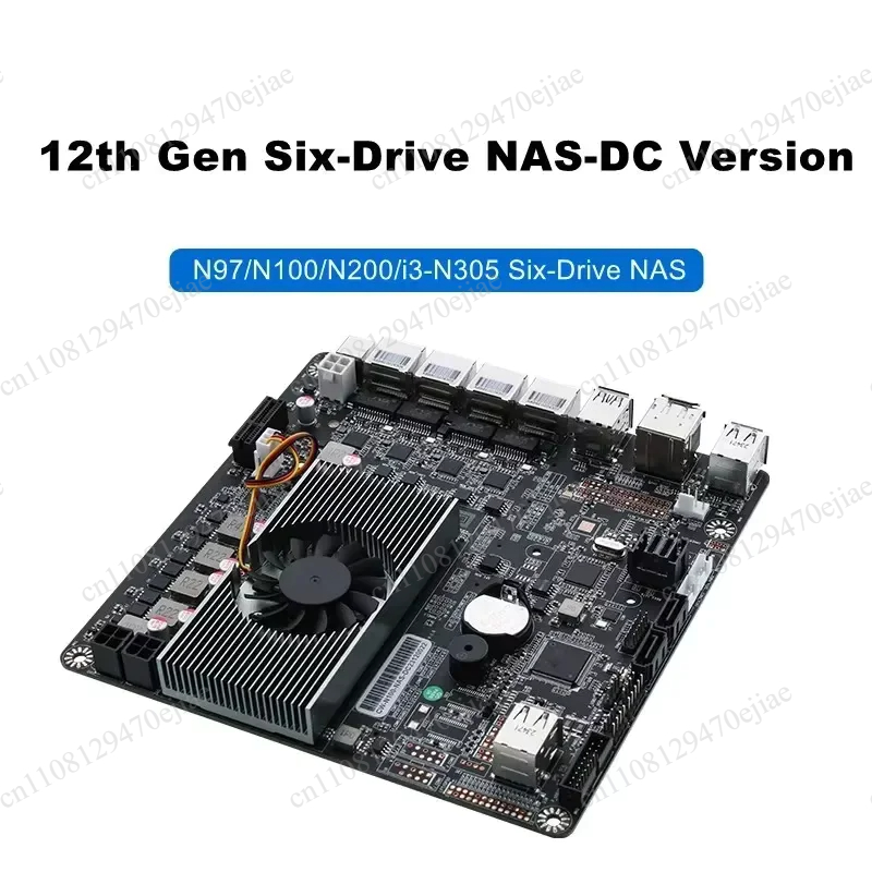 Материнская плата N100 для NAS – обзор и цена Nas Motherboard N100 6 Sata