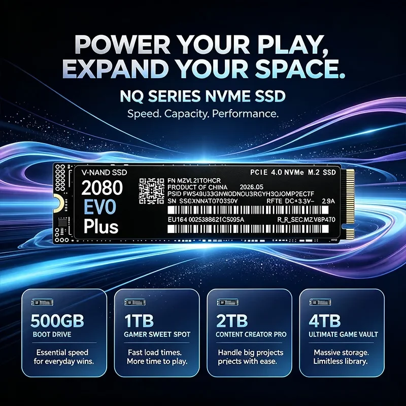 2080 EVO Plus M.2 NVMe 2280 PC – обзор и цена M.2 Nvme 4Tb Pcie 4.0 Ssd